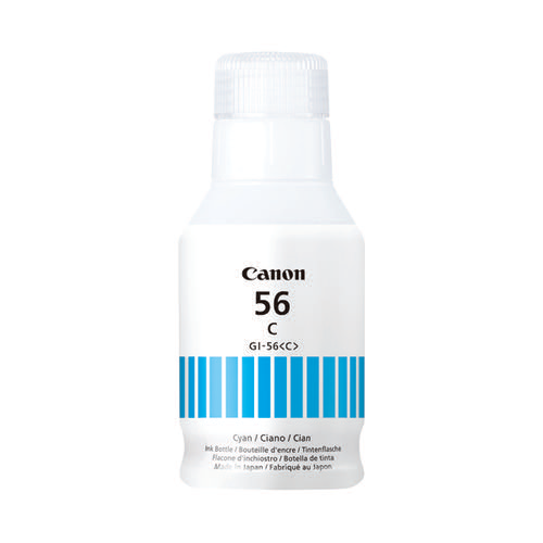 Buy OEM Canon GI 56 Cyan Ink Bottle INKredible UK