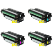 Picture of Compatible HP CE250X / CE251A / CE252A / CE253A Multipack Toner Cartridges