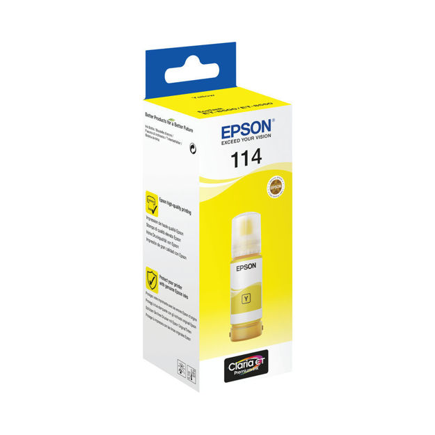 Buy Genuine Epson Ecotank Et 8550 Yellow Ink Bottle Inkredible Uk 0069