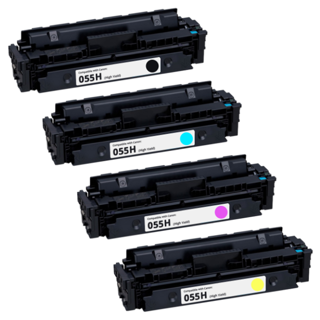 Picture of Compatible Canon 055H High Capacity Multipack Toner Cartridges