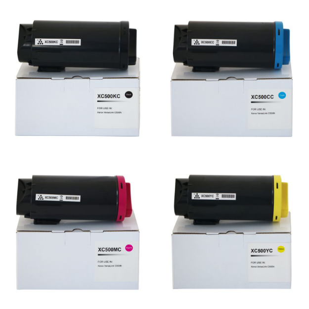 Picture of Compatible Xerox 106R038 (C500/C505) Multipack Toner Cartridges