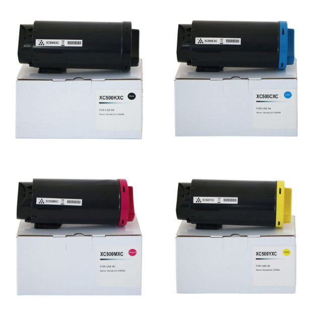 Picture of Compatible Xerox 106R0387 (C500/C505) High Capacity Multipack Toner Cartridges