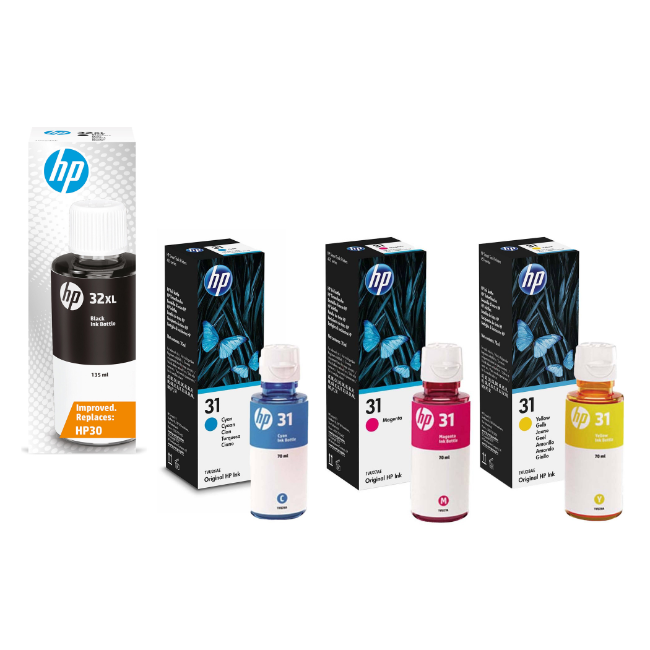 Buy Genuine Hp Smart Tank Plus 555 Multipack Ink Bottles Inkredible Uk