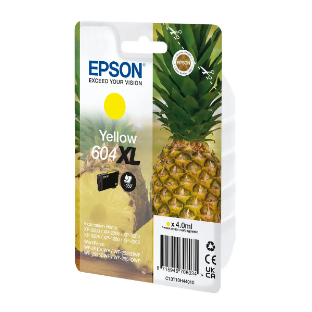 Picture of Genuine Epson WorkForce WF-2910DWF High Capacity Yellow Ink Cartridge