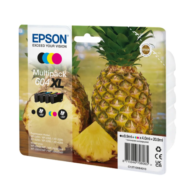 Picture of Genuine Epson 604XL High Capacity Multipack Ink Cartridges