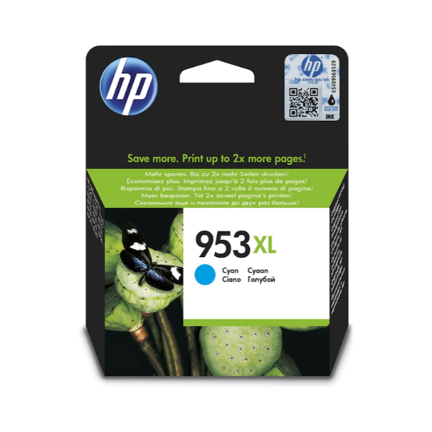 Picture of OEM HP 953XL High Capacity Cyan Ink Cartridge