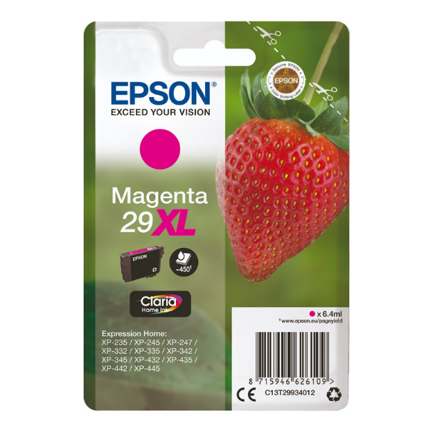 Picture of Genuine Epson Expression Home XP-235 High Capacity Magenta Ink Cartridge