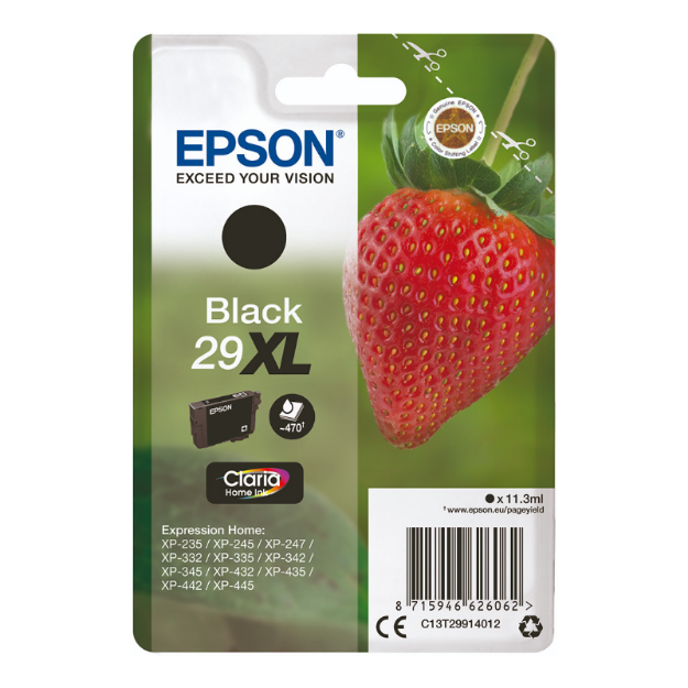 Picture of Genuine Epson Expression Home XP-245 High Capacity Black Ink Cartridge