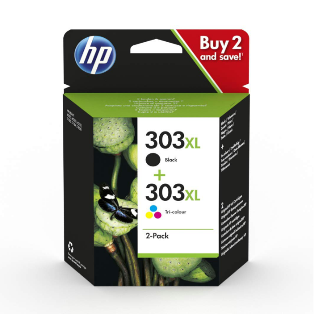 Picture of OEM HP Envy Inspire 7224e High Capacity Combo Pack Ink Cartridges