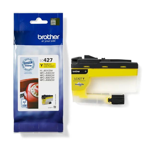 Picture of Genuine Brother MFC-J5955DW Yellow Ink Cartridge