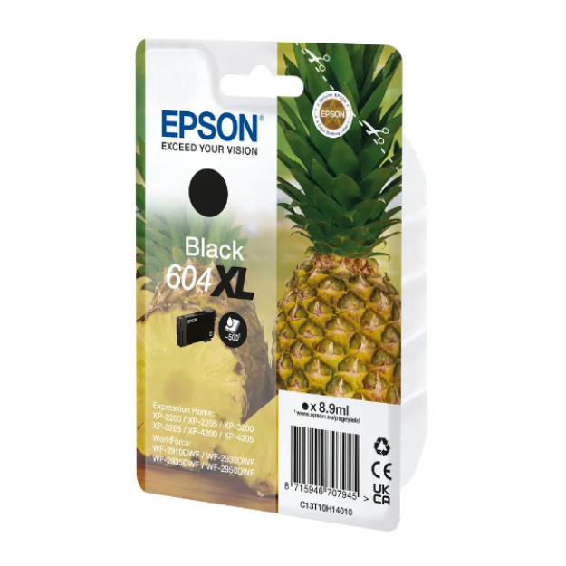 Picture of Genuine Epson 604XL High Capacity Black Ink Cartridge