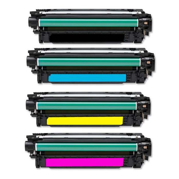 Picture of Compatible HP LaserJet Enterprise 500 Color Flow MFP M575c Multipack Toner Cartridges