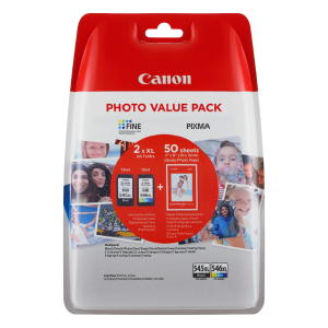 Canon PG-545XL Black & CL-546XL Colour Kodak Replacement Ink