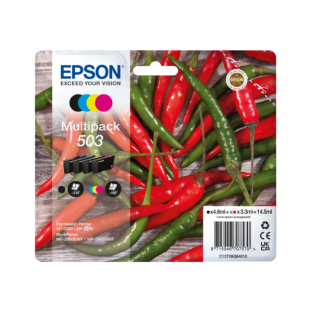 Picture of Genuine Epson 503 Multipack Ink Cartridges