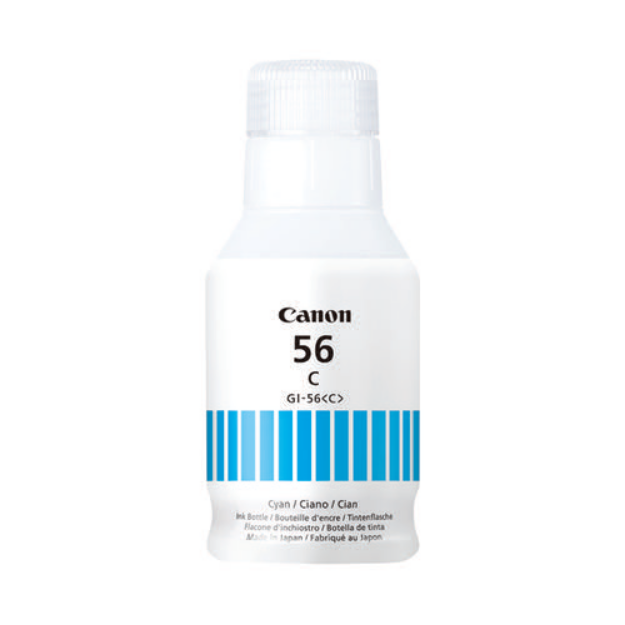 Picture of OEM Canon GI-56 Cyan Ink Bottle