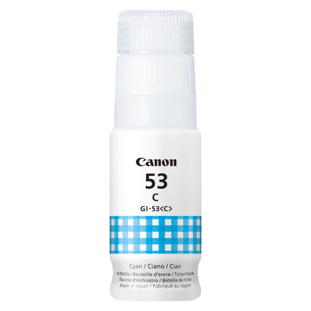 Picture of OEM Canon GI-53 Cyan Ink Bottle