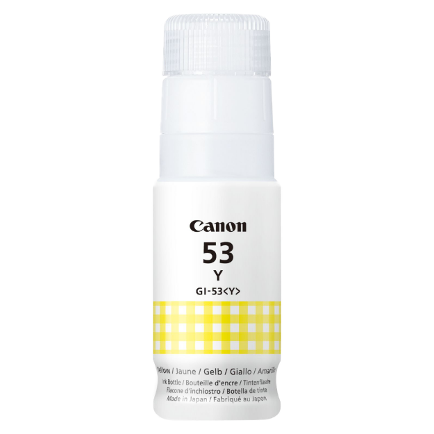 Picture of OEM Canon GI-53 Yellow Ink Bottle