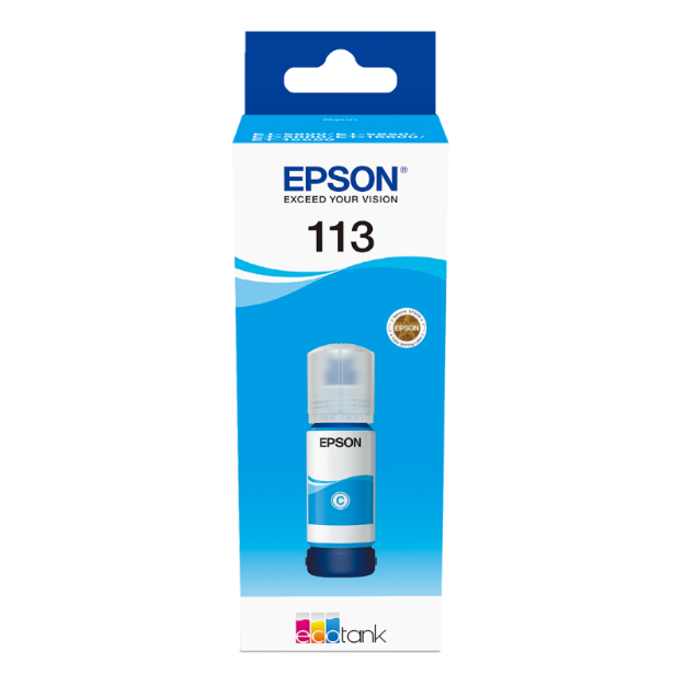 Picture of Genuine Epson EcoTank ET-5170 Cyan Ink Bottle