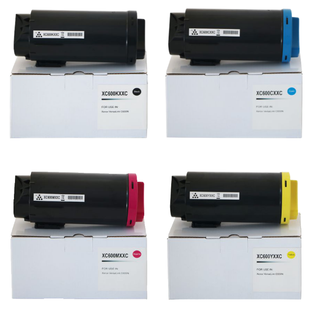 Picture of Compatible Xerox VersaLink C600DN Extra High Capacity Multipack Toner Cartridges