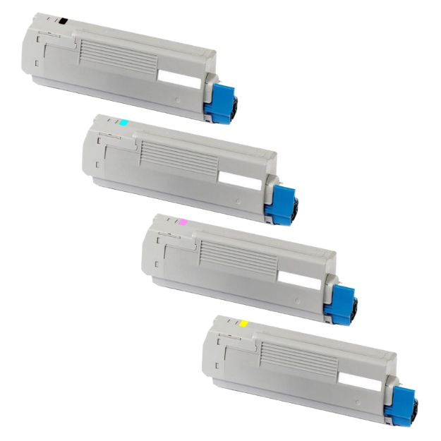 Picture of Compatible Oki C5900 Multipack Toner Cartridges