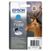 Picture of Epson T1302 Stag Cyan High Yield Ink Cartridge 10ml - C13T13024012