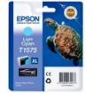 Picture of Epson T1575 Turtle Light Cyan Standard Capacity Ink Cartridge 26ml - C13T15754010