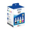 Picture of Epson 664 EcoTank 4 Colour Ink Cartridge 70ml Multipack - C13T664640