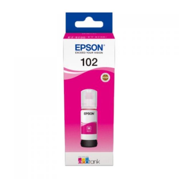 Picture of Epson 102 Magenta Ink Cartridge 70ml - C13T03R340