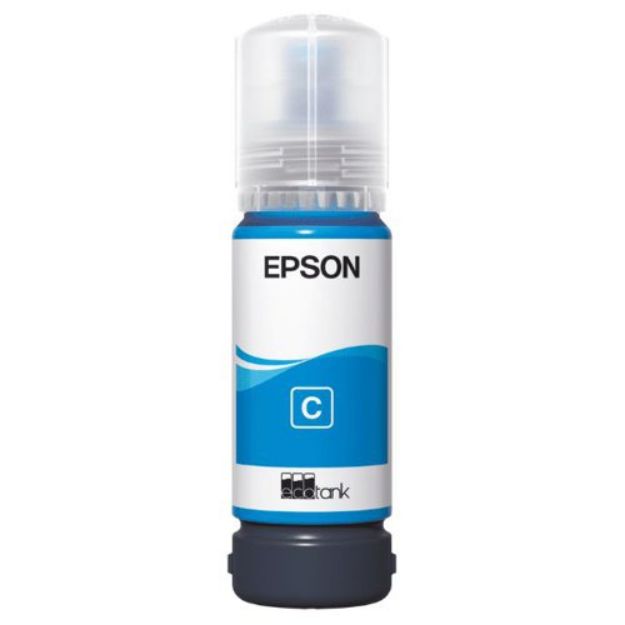 Picture of Epson Cyan Ink Cartridge EcoTank 70ml for ET-18100 - C13T09B240