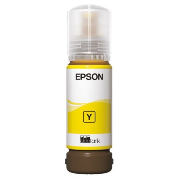 Picture of Epson Yellow Ink Cartridge EcoTank 70ml for ET-18100 - C13T09B440