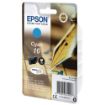 Picture of Epson 16 Pen and Crossword Cyan Standard Capacity Ink Cartridge 3ml - C13T16224012