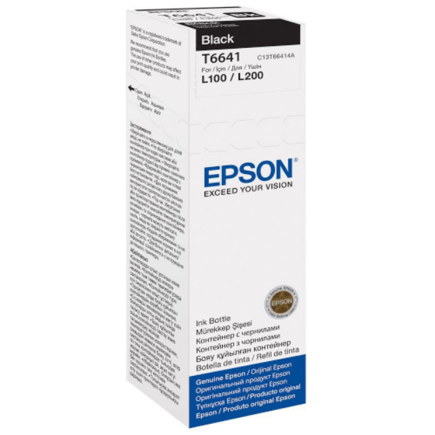 Picture of Epson 664 Black Ink Cartridge 70ml - C13T664140