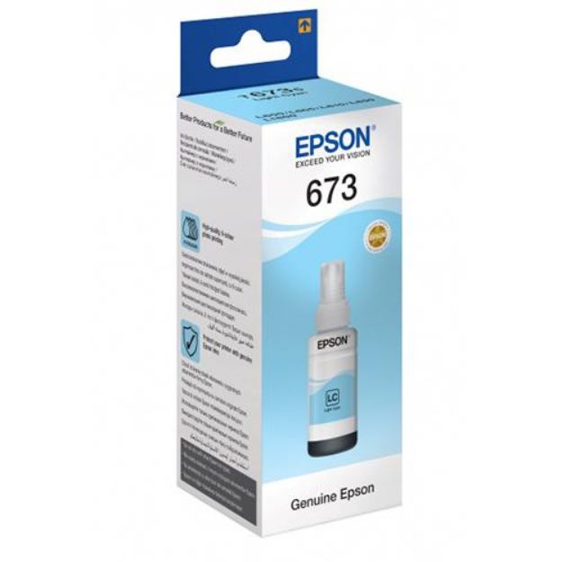 Picture of Epson T6735 Light Cyan Standard Capacity Ink Cartridge 70ml - C13T67354A