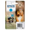 Picture of Epson 378XL Squirrel Cyan High Yield Ink Cartridge 9ml - C13T37924010