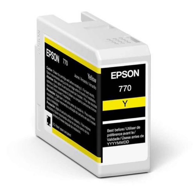 Picture of Epson T46S3 Yellow Pro10 Ink Cartridge 25ml - C13T46S400