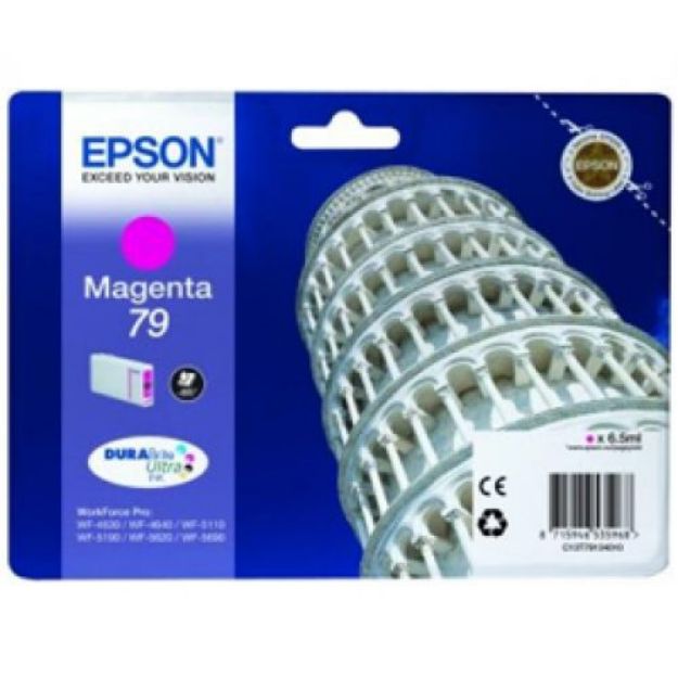 Picture of Epson 79 Tower of Pisa Magenta Standard Capacity Ink Cartridge 6.5ml - C13T79134010