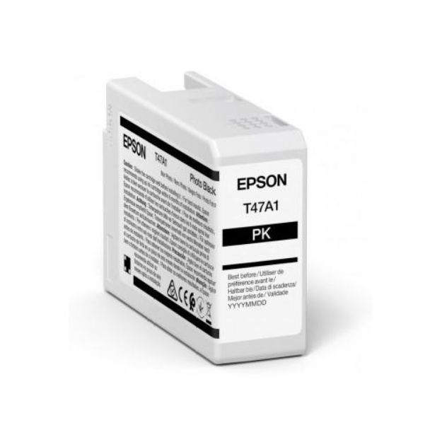 Picture of Epson T47A1 Photo Black Pro10 Ink Cartridge 50ml - C13T47A100