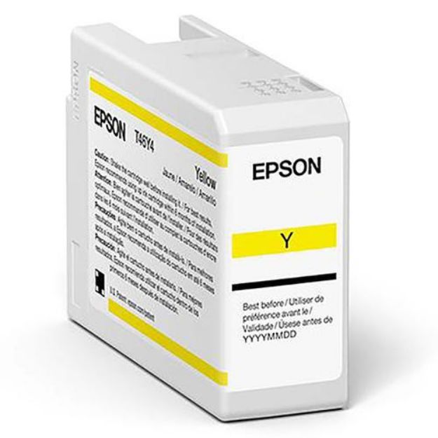 Picture of Epson T47A3 Yellow Pro10 Ink Cartridge 50ml - C13T47A400