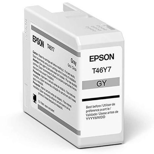 Picture of Epson T47A7 Grey Pro10 Ink Cartridge 50ml - C13T47A700