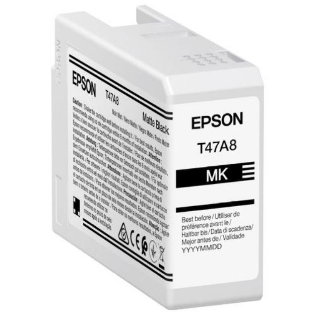 Picture of Epson T47A8 Matte Black Pro10 Ink Cartridge 50ml - C13T47A800