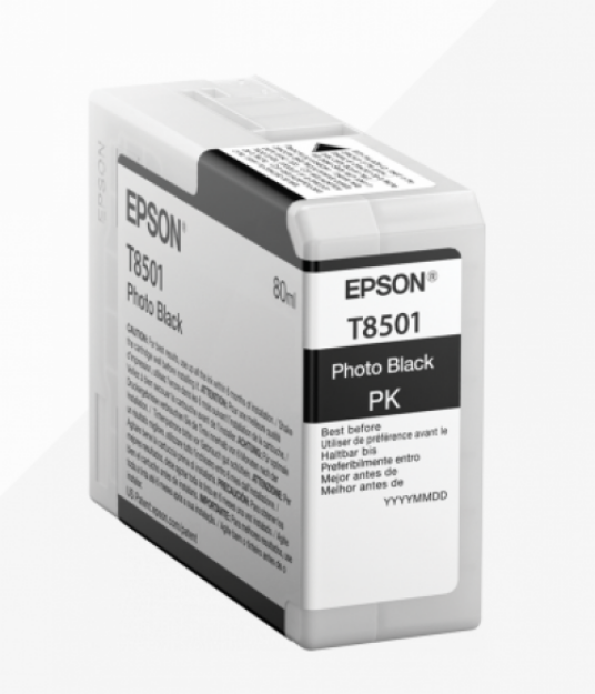 Picture of Epson T8501 Photo Black Ink Cartridge 80ml - C13T850100