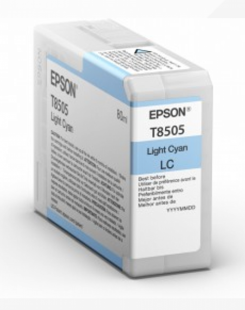 Picture of Epson T8505 Light Cyan Ink Cartridge 80ml - C13T850500