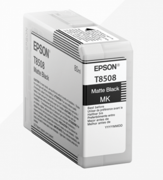 Picture of Epson T8508 Matte Black Ink Cartridge 80ml - C13T850800