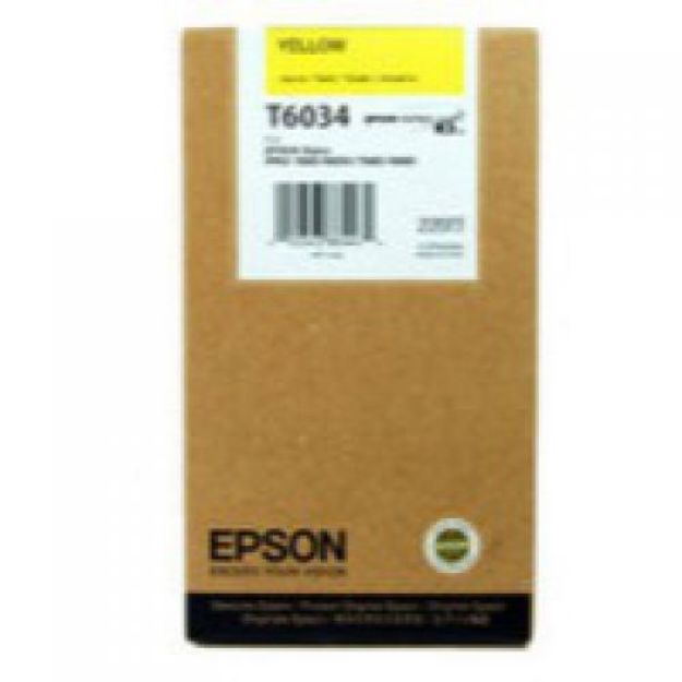 Picture of Epson T6034 Yellow Ink Cartridge 220ml - C13T603400