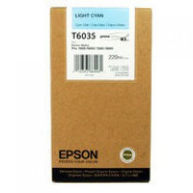 Picture of Epson T6035 Light Cyan Ink Cartridge 220ml - C13T603500