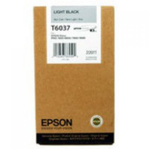 Picture of Epson T6037 Light Black Ink Cartridge 220ml - C13T603700