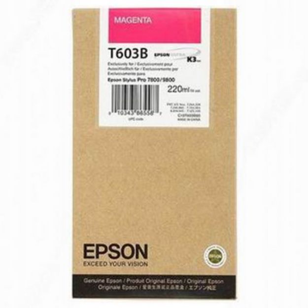 Picture of Epson T603B Magenta Ink Cartridge 220ml - C13T603B00