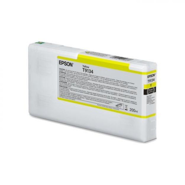 Picture of Epson T9134 Yellow Ink Cartridge 200ml - C13T913400