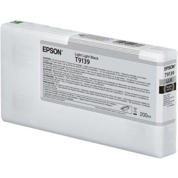 Picture of Epson T9139 Light Black Ink Cartridge 200ml - C13T913900