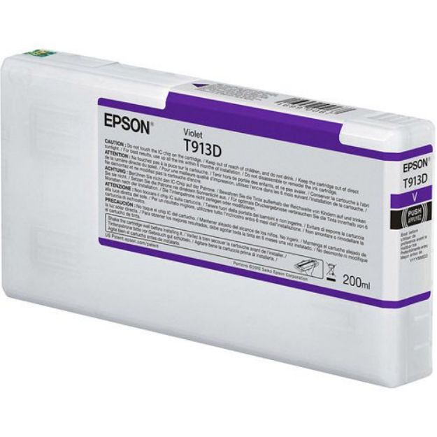 Picture of Epson T913D Violet Ink Cartridge 200ml - C13T913D00